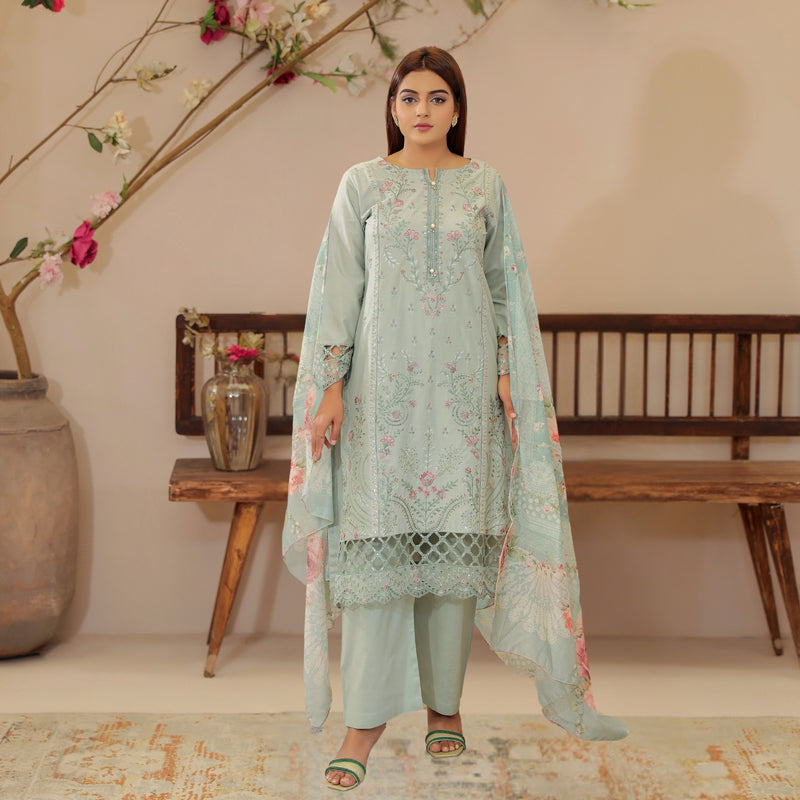 DE-12: Moonlit Grace Eid Dress – Premium Festive Collection