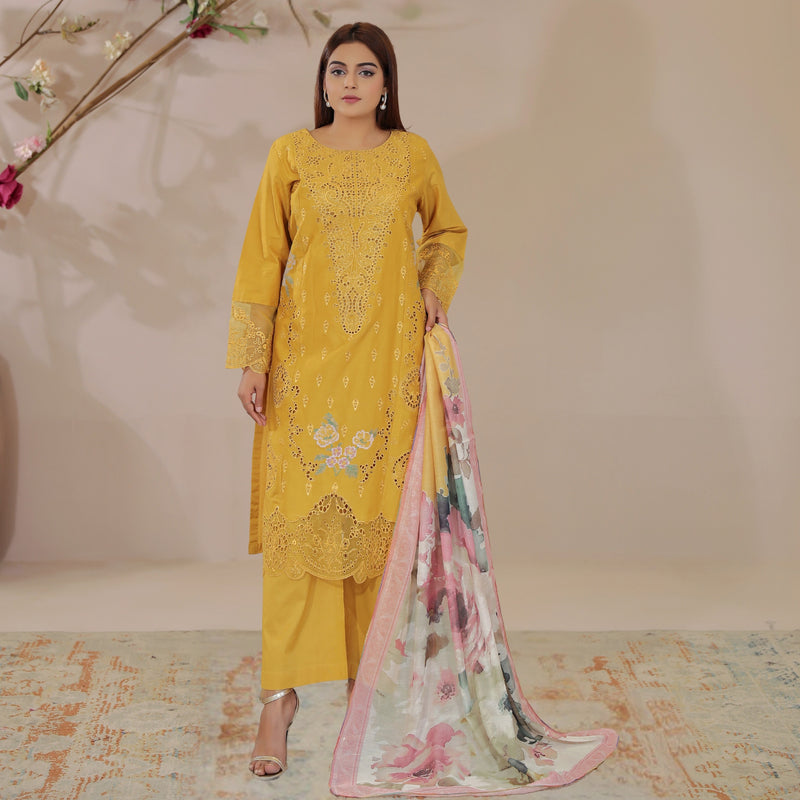 DE-18: Golden Hues Festive Wear