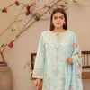 DE-02: Sky Serenity Ensemble – Luxury Lawn Eid Collection