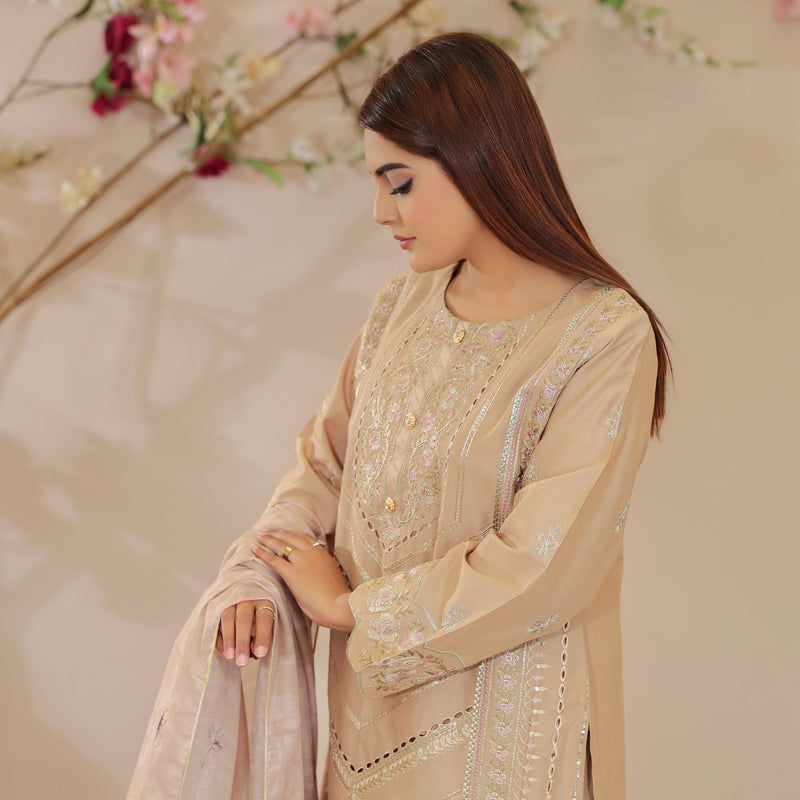 DE-16: Chic Embellished Eid Kurta