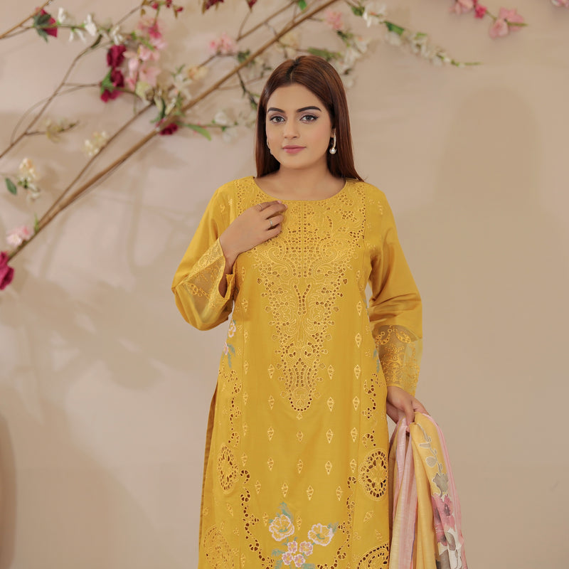 DE-18: Golden Hues Festive Wear