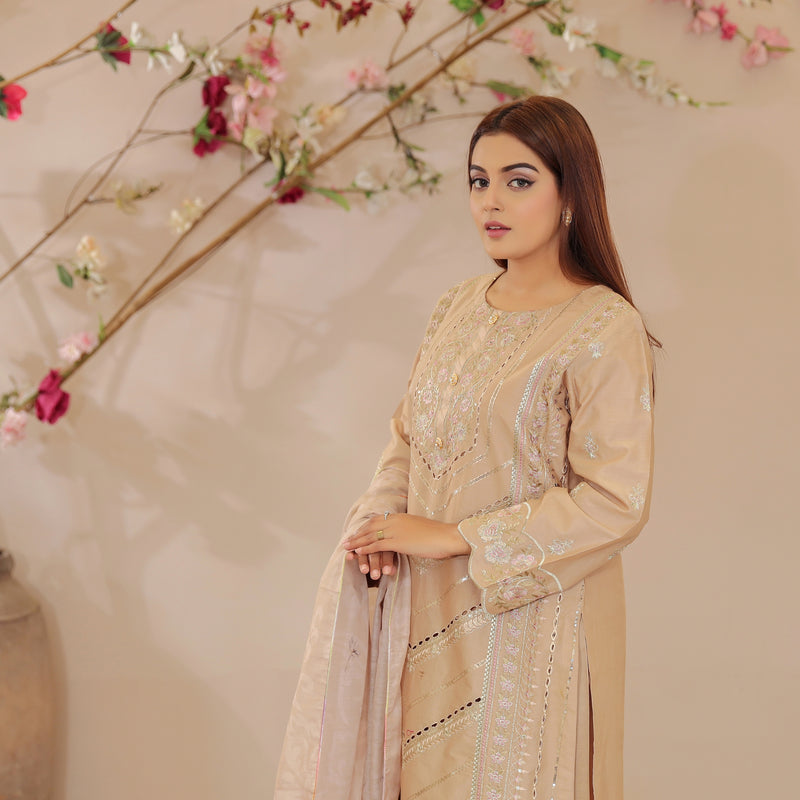 DE-16: Chic Embellished Eid Kurta