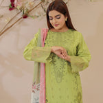 DE-13: Coral Delight Eid Ensemble – Luxury Lawn Eid Collection