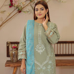 DE-11: Luxe Embroidered Lawn Suit – Premium Festive Collection