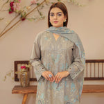 DE-05: Antique Bronze Eid Ensemble – Premium Chikankari Collection