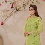 DE-13: Coral Delight Eid Ensemble – Luxury Lawn Eid Collection