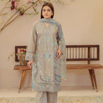 DE-05: Antique Bronze Eid Ensemble – Premium Chikankari Collection